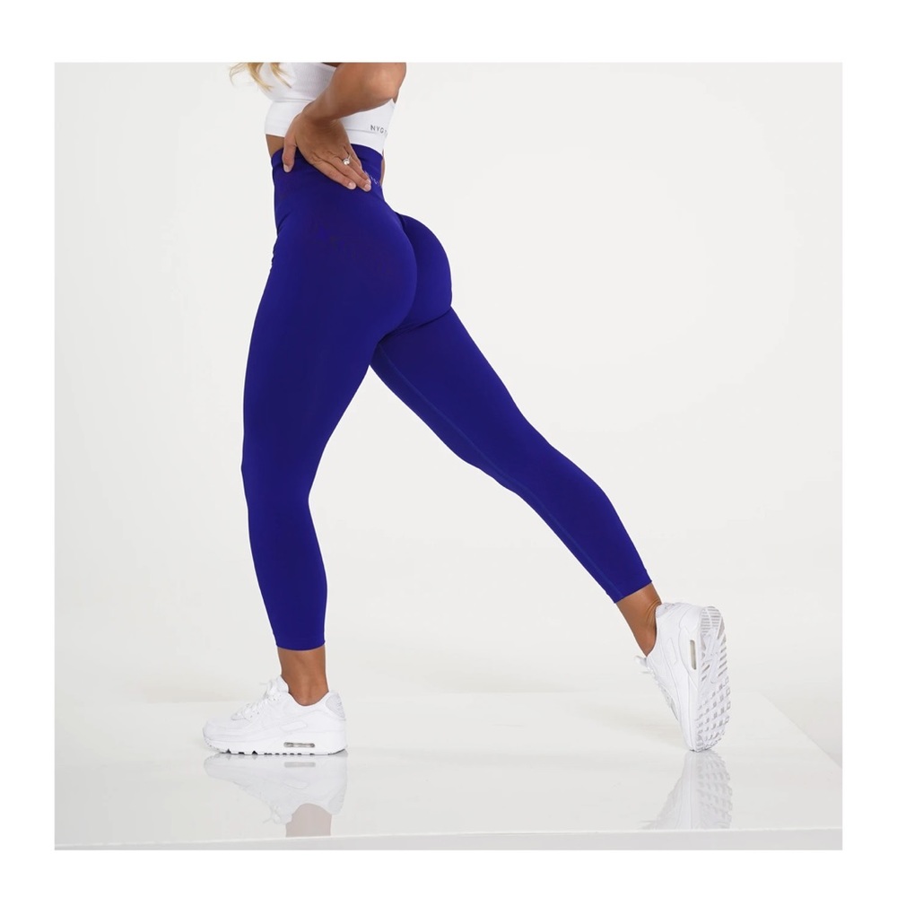 NVGTN Cobalt Solid Seamless Leggings